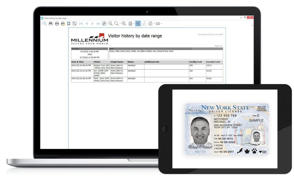 visitor management access control system